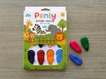 PENLY 水滴造型無毒蠟筆 12色入組｜台灣製造 SGS認證兒童蠟筆